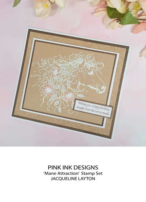 Pink Ink Designs - Clear Photopolymer Stamps - A5 - Mane Attraction