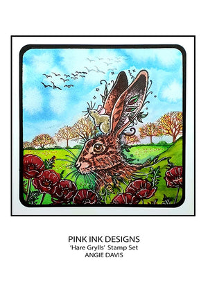 Pink Ink Designs - Clear Photopolymer Stamps - A5 - Hare Grylls