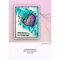 Katkin Krafts - Clear Photopolymer Stamps - Love is All Around