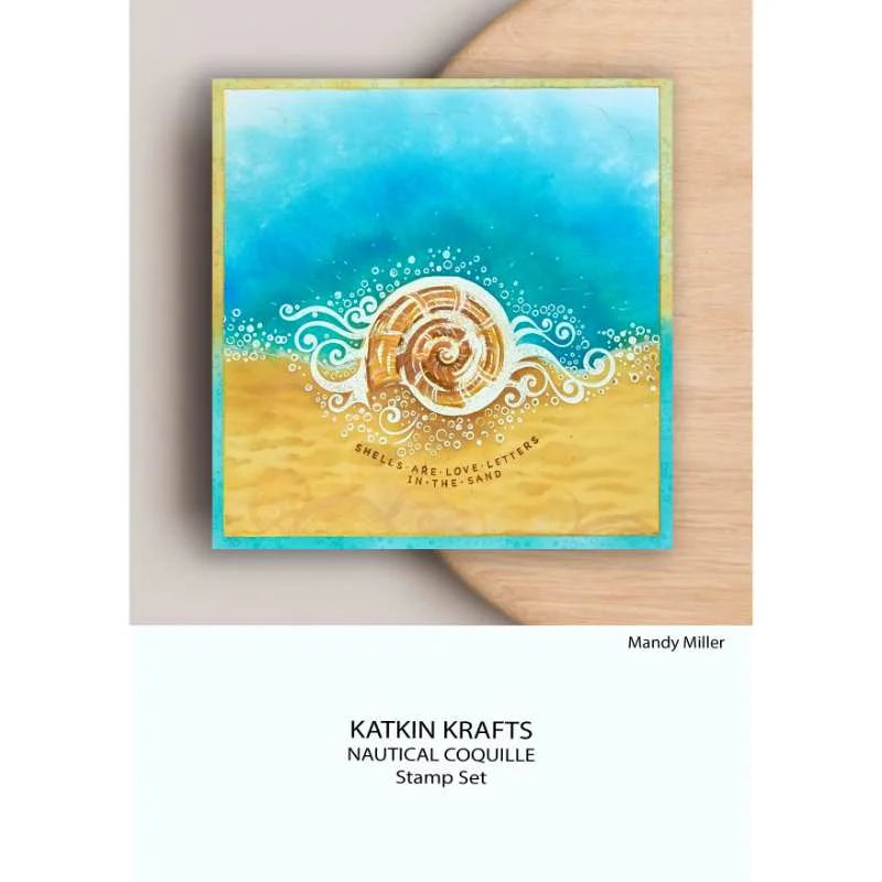 Katkin Krafts - Clear Photopolymer Stamps - Nautical Coquille