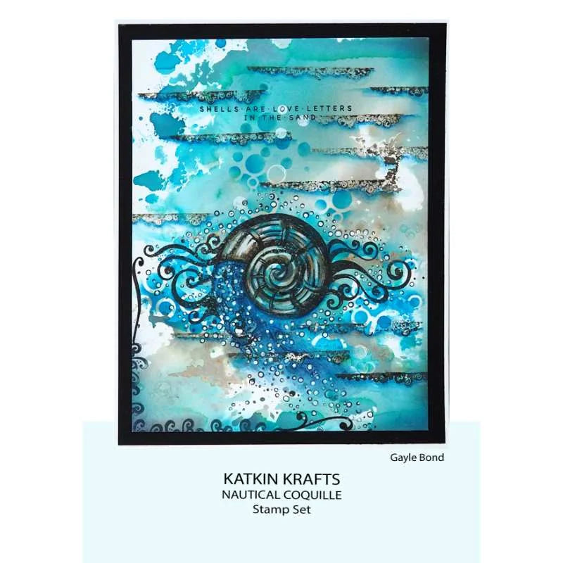 Katkin Krafts - Clear Photopolymer Stamps - Nautical Coquille