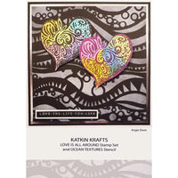 Katkin Krafts - Clear Photopolymer Stamps - Love is All Around