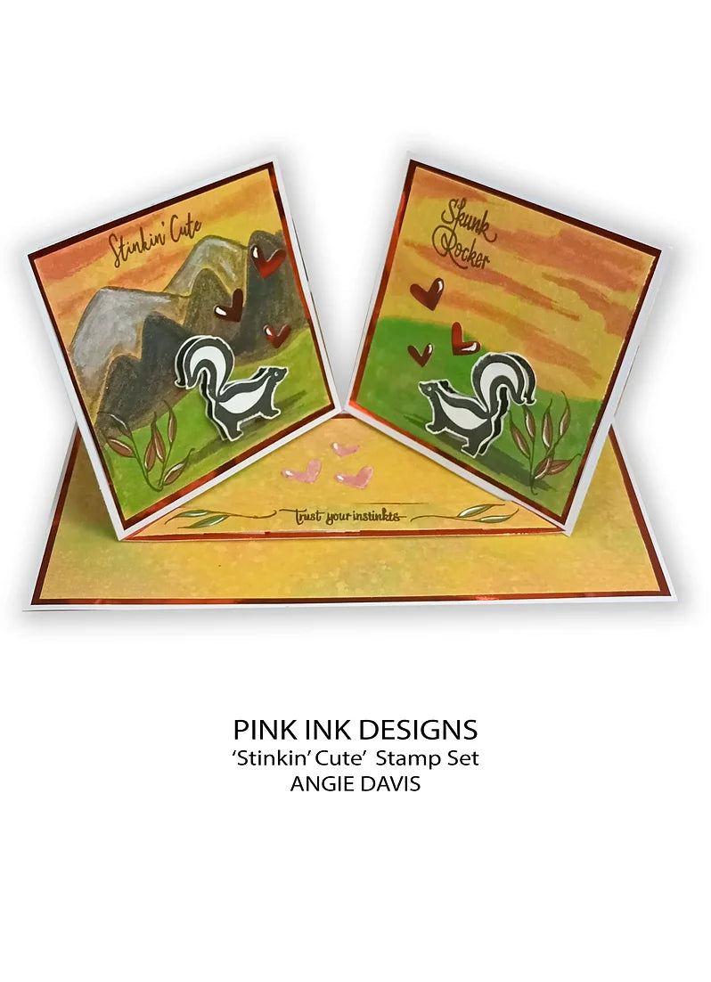 Pink Ink Designs - Clear Photopolymer Stamps - Stinkin' Cute