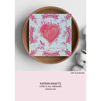 Katkin Krafts - Clear Photopolymer Stamps - Love is All Around