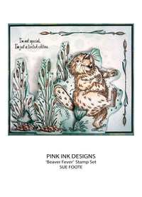 Pink Ink Designs - Clear Photopolymer Stamps - Beaver Fever
