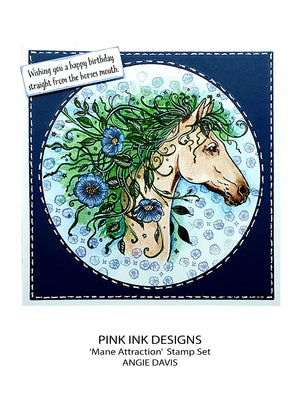 Pink Ink Designs - Clear Photopolymer Stamps - A5 - Mane Attraction