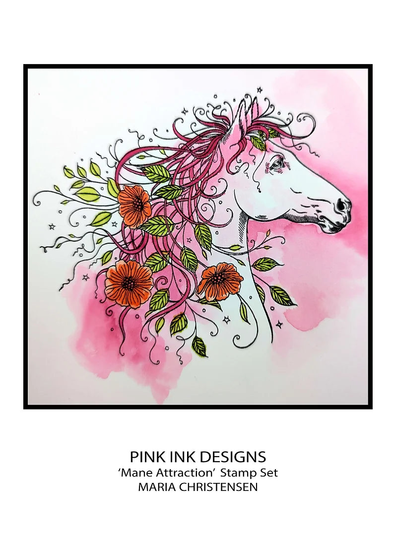 Pink Ink Designs - Clear Photopolymer Stamps - A5 - Mane Attraction