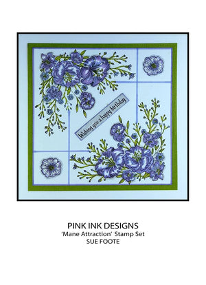 Pink Ink Designs - Clear Photopolymer Stamps - A5 - Mane Attraction