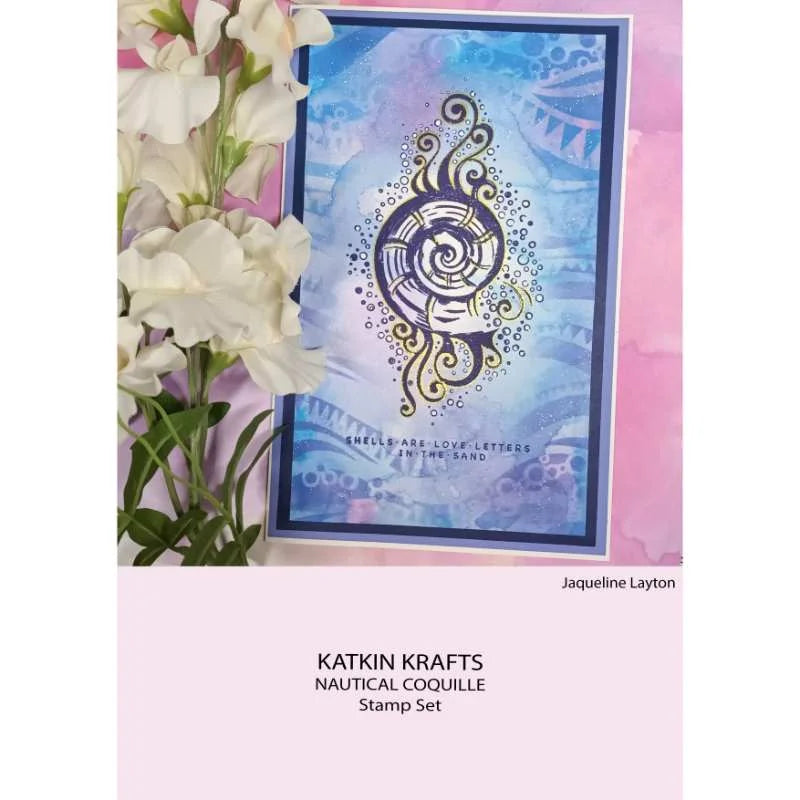 Katkin Krafts - Clear Photopolymer Stamps - Nautical Coquille