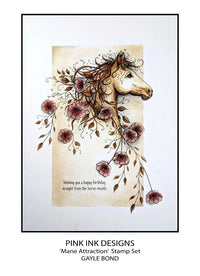 Pink Ink Designs - Clear Photopolymer Stamps - A5 - Mane Attraction