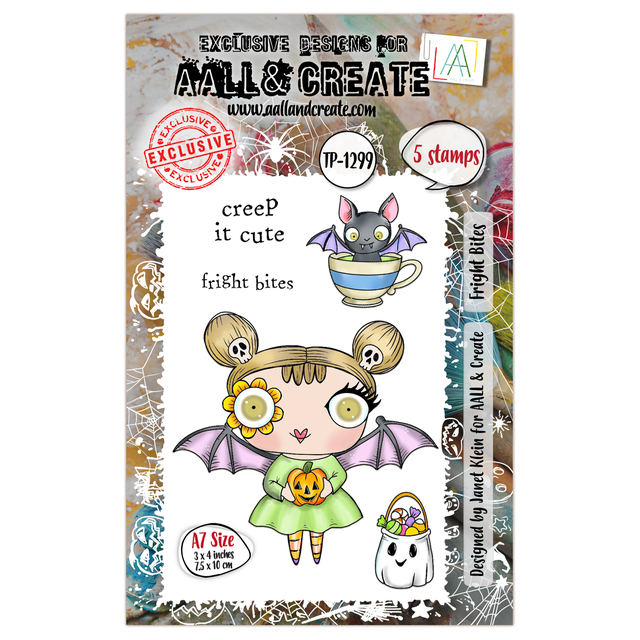 AALL & Create - A7 - Clear Stamps- 1299 - Janet Klein - Fright Bites