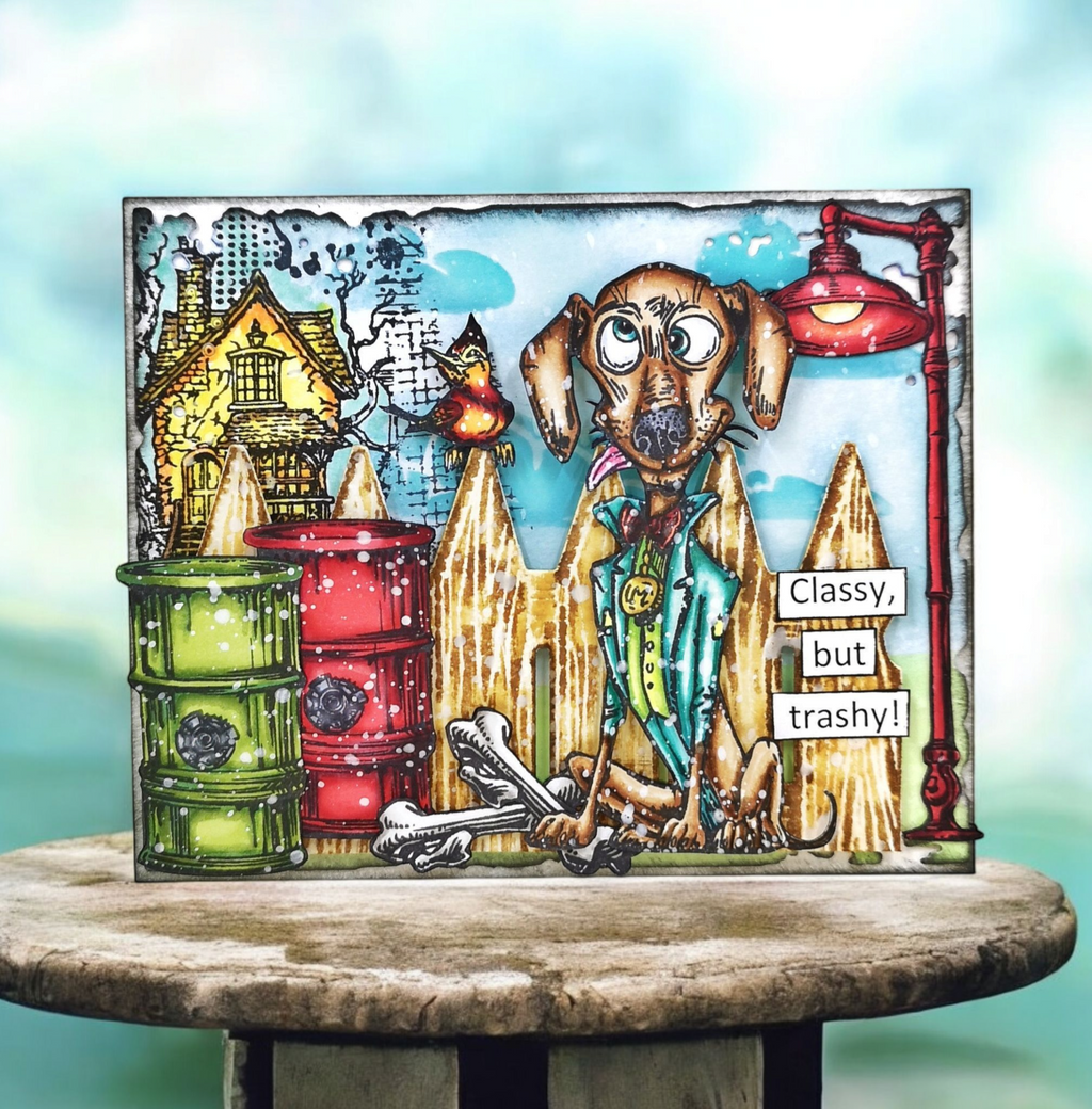 AALL & Create - A6 - Clear Stamps - 1270 - Author De Mwa - Wacky Woof Tales