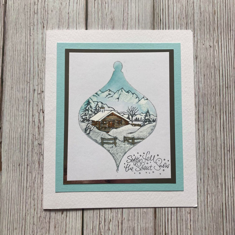 Hobby Art Stamps - Clear Polymer Stamp Set - Cabins