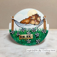 Vaessen Creative - Carla Creates - Clear Stamp Set - Guinea Pigs 1