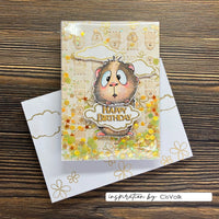 Vaessen Creative - Carla Creates - Clear Stamp Set - Guinea Pigs 1