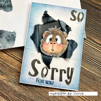 Vaessen Creative - Carla Creates - Clear Stamp Set - Guinea Pigs 1
