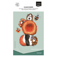 Vaessen Creative - Carla Creates - Clear Stamp Set - Guinea Pigs 2
