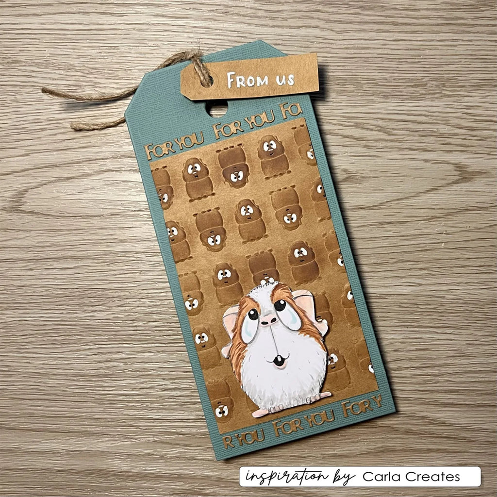 Vaessen Creative - Carla Creates - Embossing Folder - Guinea Pigs