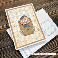 Vaessen Creative - Carla Creates - Embossing Folder - Guinea Pigs