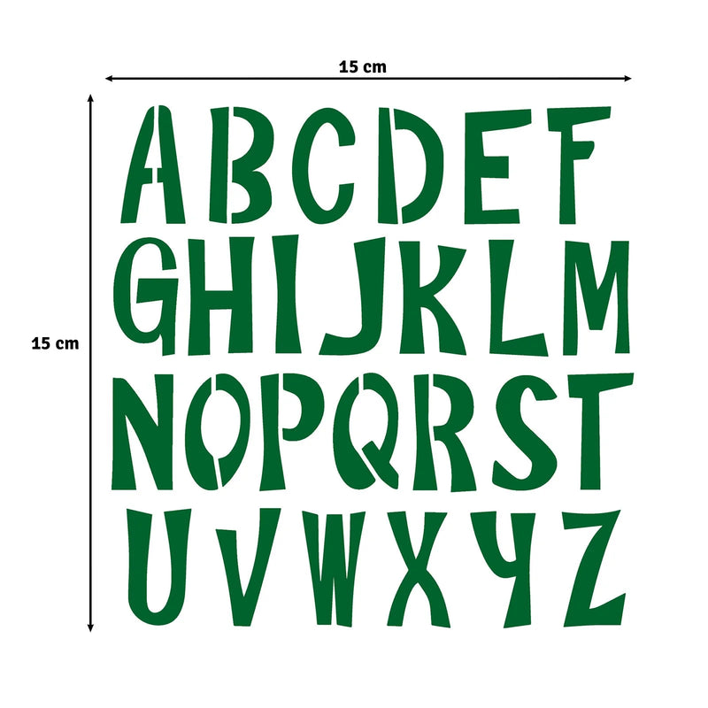 Vaessen Creative - Carla Creates - Stencil - 6 x 6 - Upper Case Letters