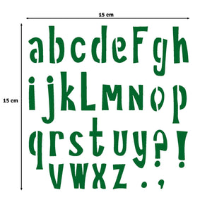 Vaessen Creative - Carla Creates - Stencil - 6 x 6 - Lower Case Letters - PREORDER