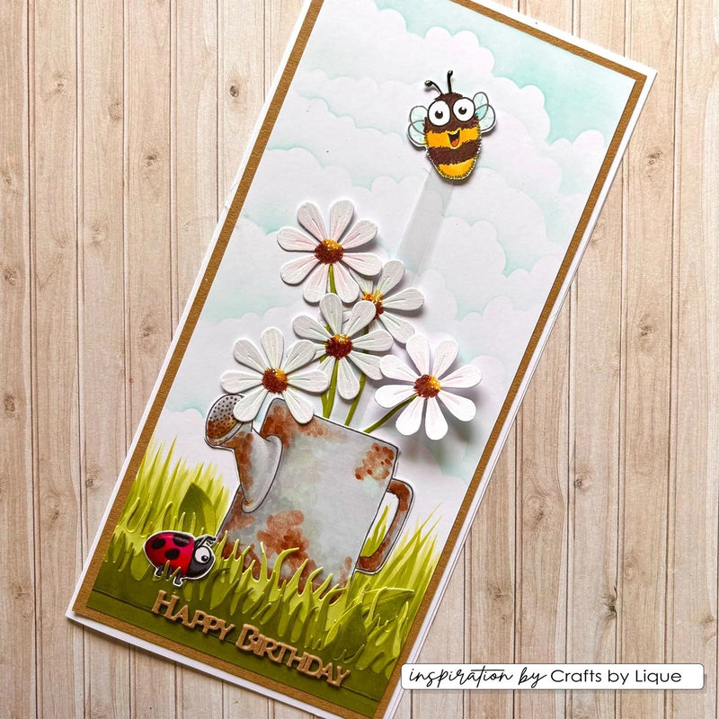Vaessen Creative - Carla Creates - Stencil - 6 x 6 - Sun & Clouds