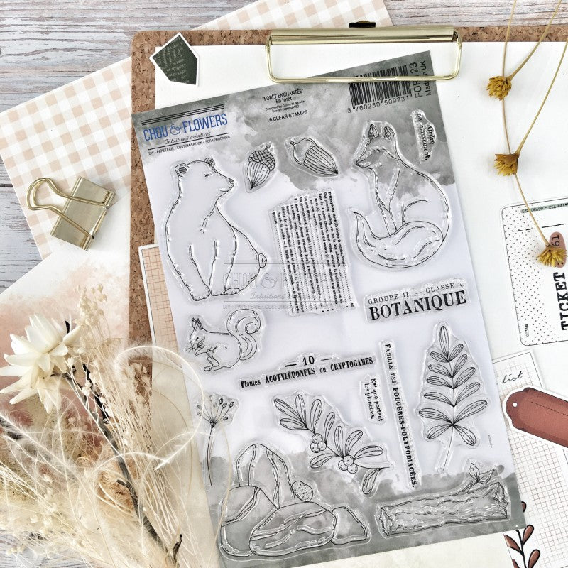 Chou & Flowers - Clear Stamps - In the Forest - FOR123