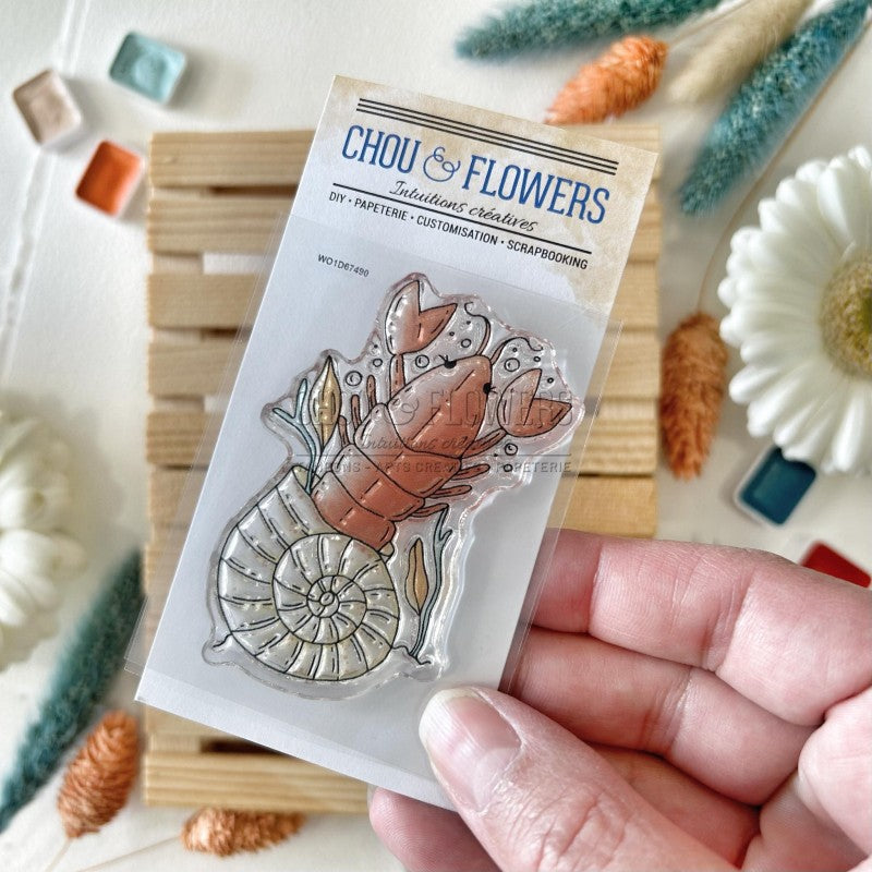 Chou & Flowers - A8 - Clear Stamps - Summer Souvenirs - Mrs. Lobster