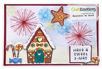 Craft Emotions - A6 - Clear Polymer Stamp Set - Carla Kamphuis - Sweet Xmas