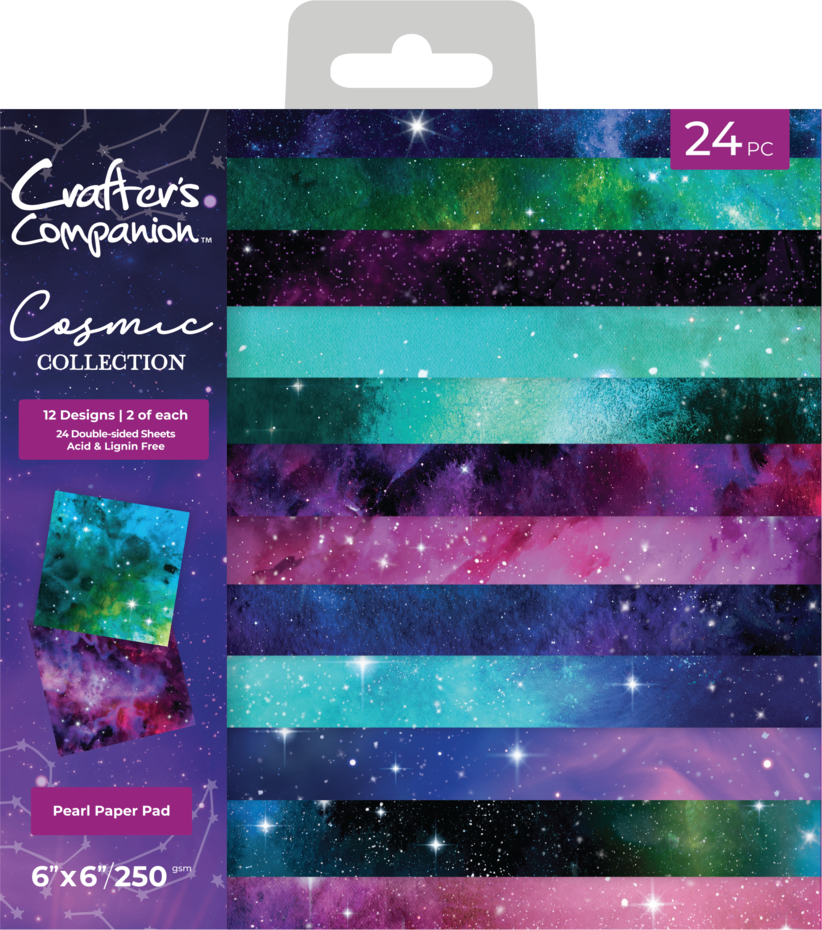 Crafter's Companion - 6 x 6 Paper Pad - Cosmic Pearl