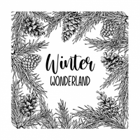 Crafty Individuals - Unmounted Rubber Stamp - 641 - Winter Wonderland