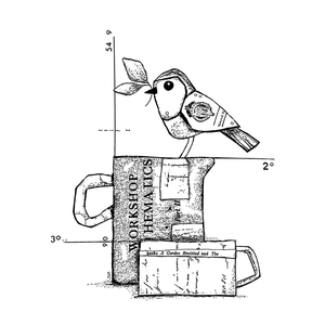 Crafty Individuals - Unmounted Rubber Stamp - 654 - Robin