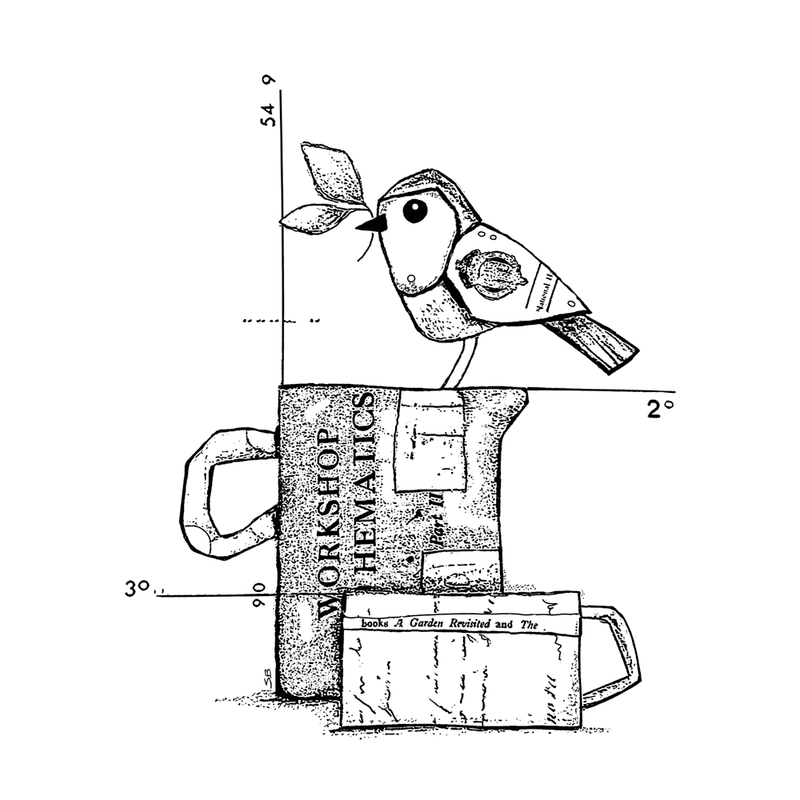 Crafty Individuals - Unmounted Rubber Stamp - 654 - Robin