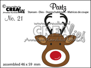Crealies - Partzz - Reindeer