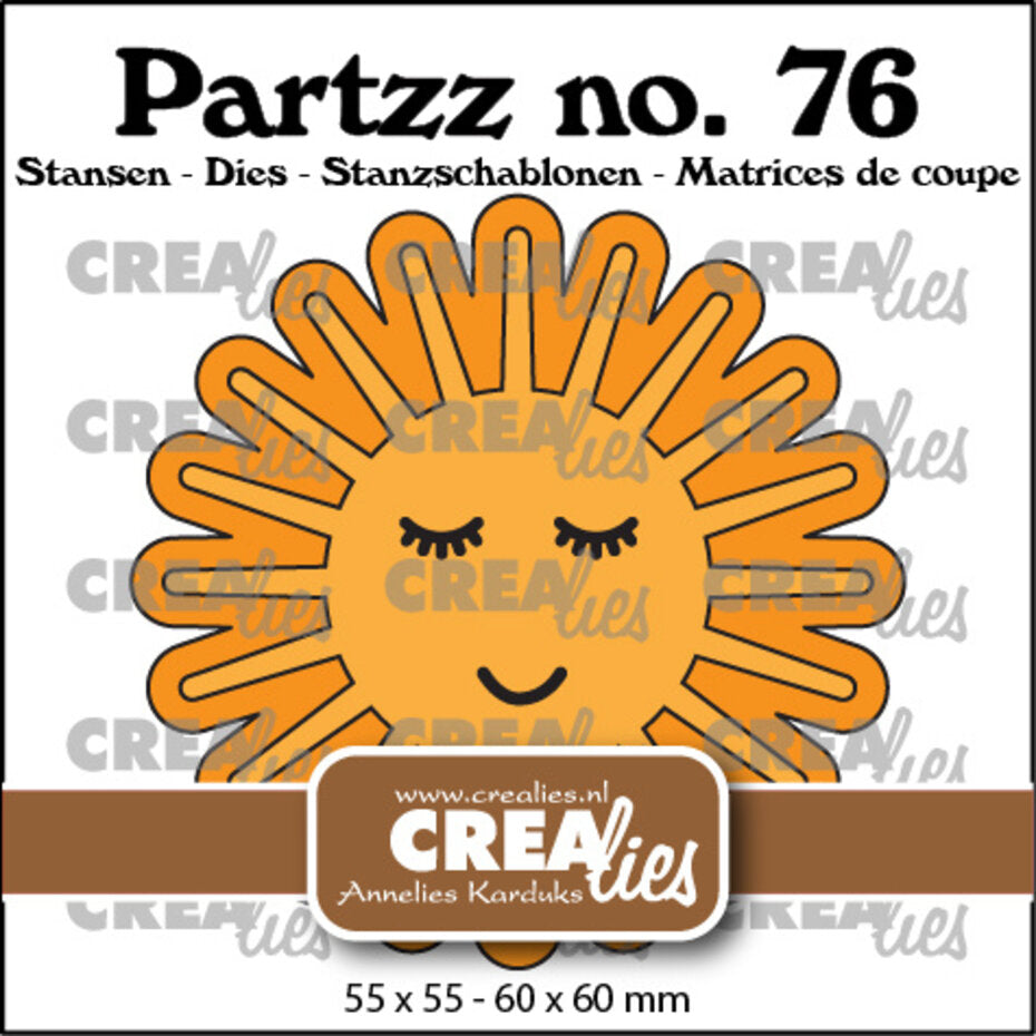 Crealies - Partzz - Happy Sun