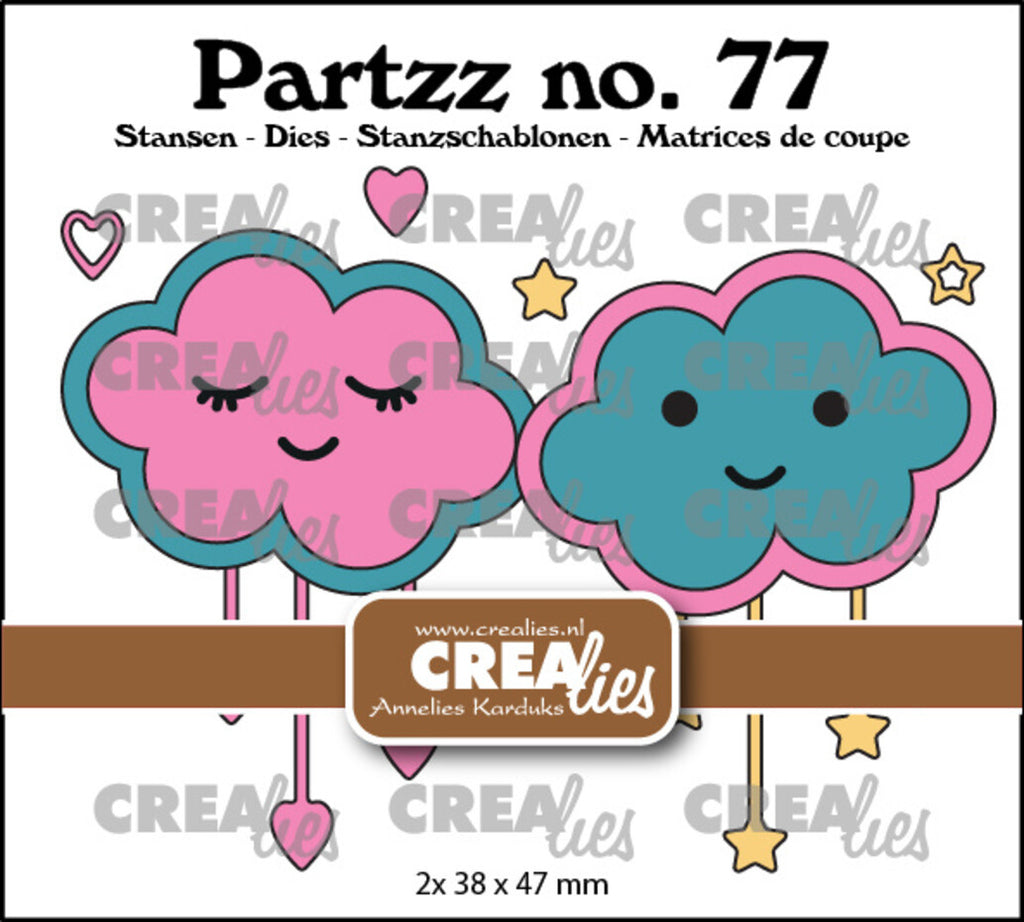 Crealies - Partzz - Happy Clouds