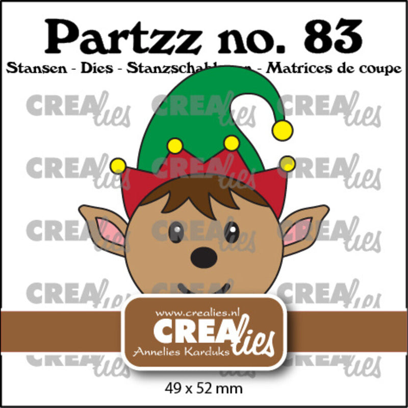 Crealies - Partzz - Christmas Elf