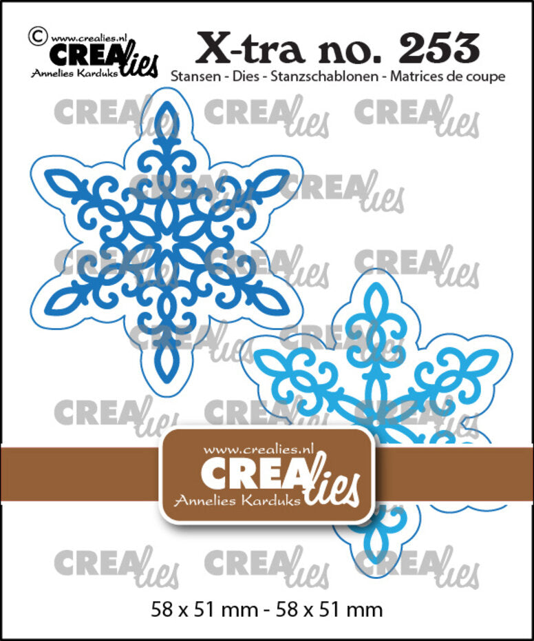 Crealies - Crealies X-tra 253 - Snowflakes