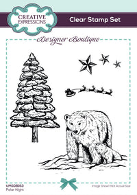 Creative Expressions - Clear Stamp Set - Designer Boutique - Polar Night
