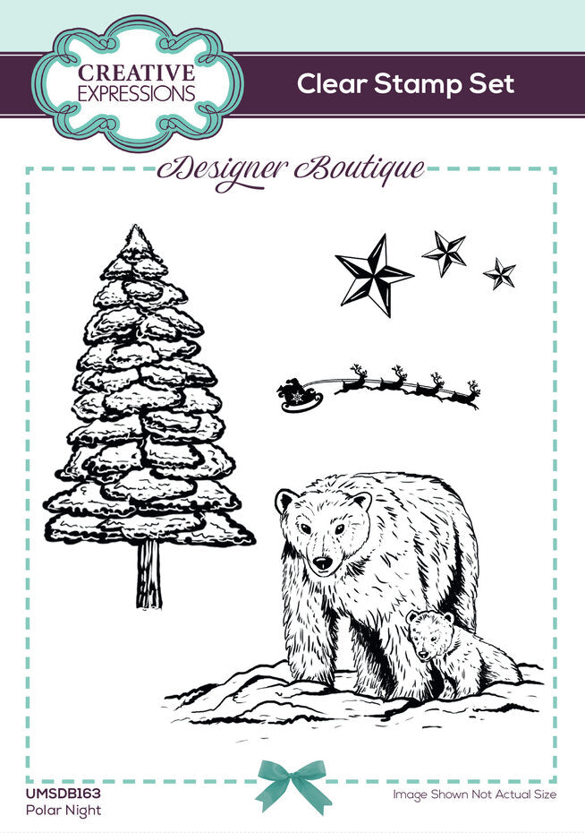 Creative Expressions - Clear Stamp Set - Designer Boutique - Polar Night