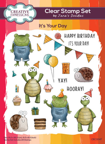 Birthday Party Stamps and Brushes — Katie the Creative Lady | Create,  Capture, Celebrate