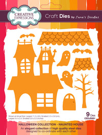 Creative Expressions - Dies - Jane's Doodles - Halloween Collection - Haunted House