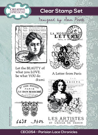 Creative Expressions - A5 - Parisian Lace Chronicles - Sam Poole