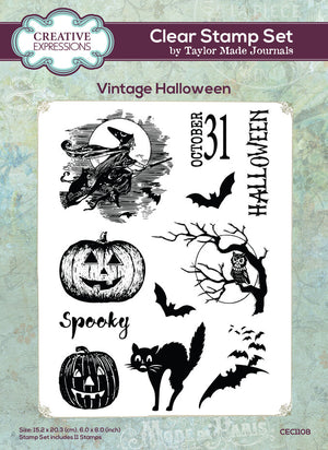 Creative Expressions - A5 - Vintage Halloween - Taylor Made Journals