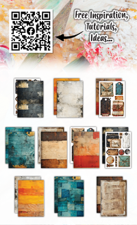 AALL & Create - Design Papers - A6 - 7 - Rusty Rhythms - Bipasha Bk