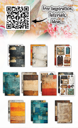 AALL & Create - Design Papers - A6 - 11 - Rusty Rhythms - Bipasha Bk