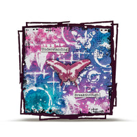 AALL & Create - Stencil - 6x6 - Autour De Mwa - PC-248 - Moths Chaos