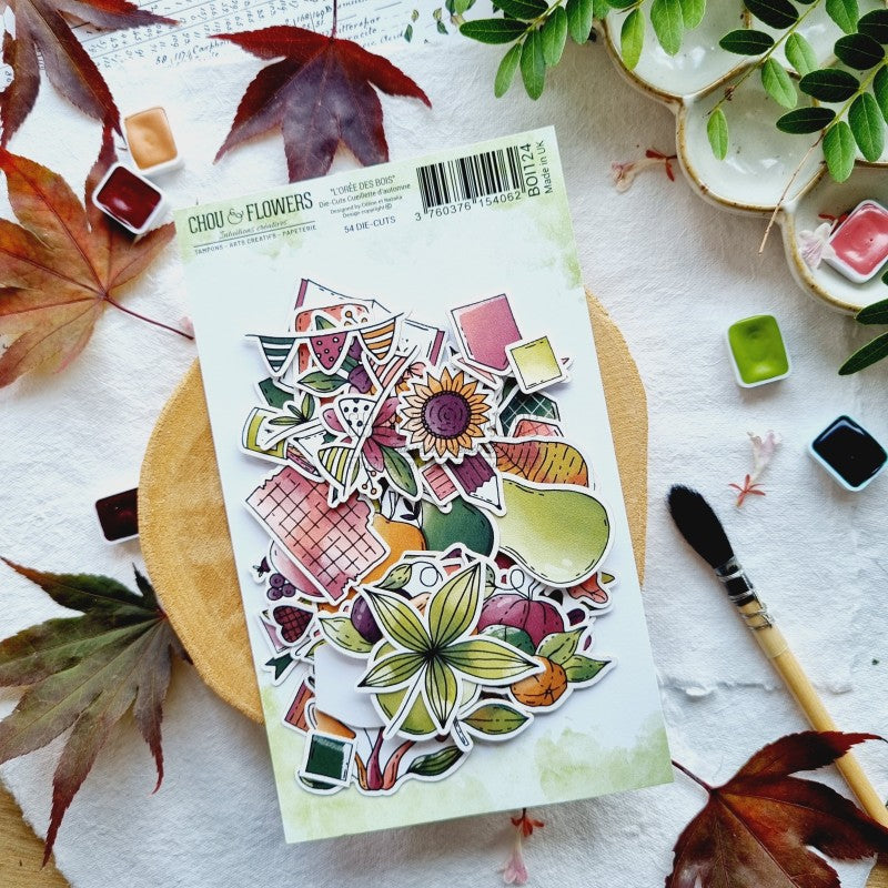 Chou & Flowers - Die Cuts - The Woods - Fall Picking