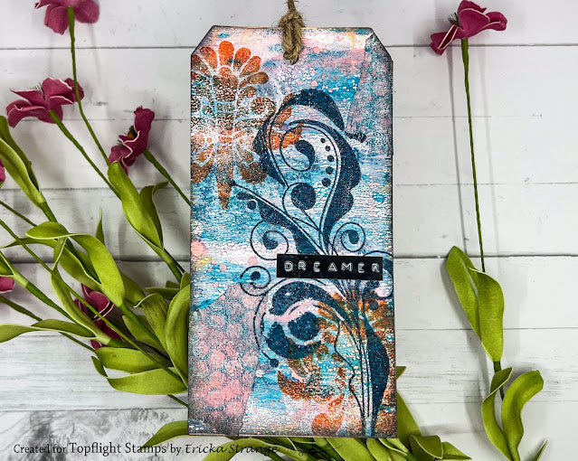 PaperArtsy - Tracy Scott 98 - Rubber Cling Mounted Stamp Set