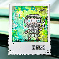 AALL & Create - A7 - Clear Stamps - 1261 - Autour De Mwa - Stained Geometry